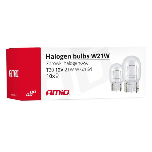 Halogen bulbs T20 W21W W3x16d image 1