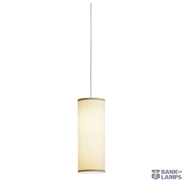 SOPRANA pendant, PD-3, white textile, E27, max. 40W, incl. silver-grey 1-circuit adapter image 1