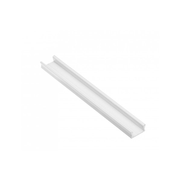 Profile GLAX MINI for LED strip, surface-mounted, 3 m, white image 1