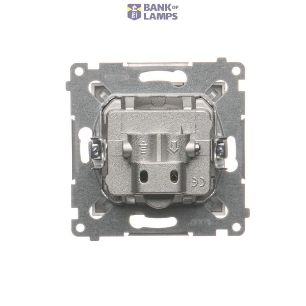 Key for a single roller blind for switches and electronic controllers, black image 1