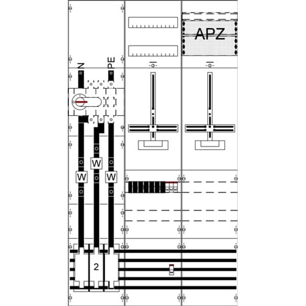 WF39KN1 RE9 / 2FB complete field, with counter cross image 1