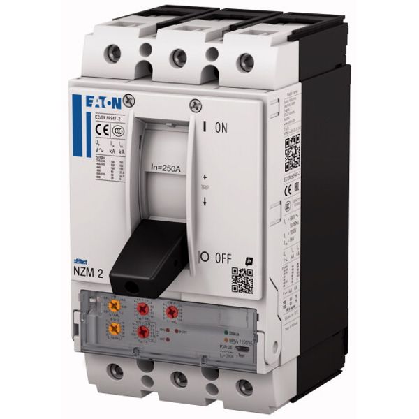 NZM2 PXR20 circuit breaker, 63A, 4p, N = 200%, Screw terminal image 2