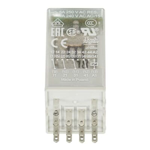 Pluggable interface relay CR-M230AC4L 4CO 230V AC image 1