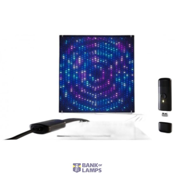 Lightwall - 2.60 x 2.75 m - Black curtain - With Stand and Music Dongle - Plug Type F image 1