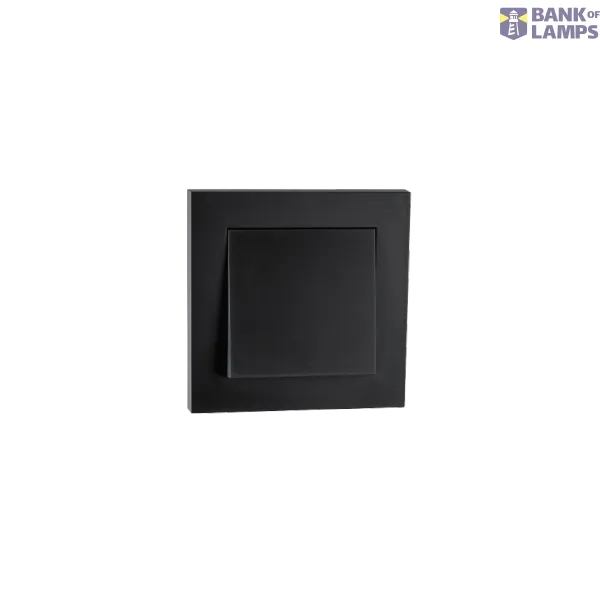 SWITCH FLUSH MOUNTED 1-POLE BLACK 6-PACK image 1