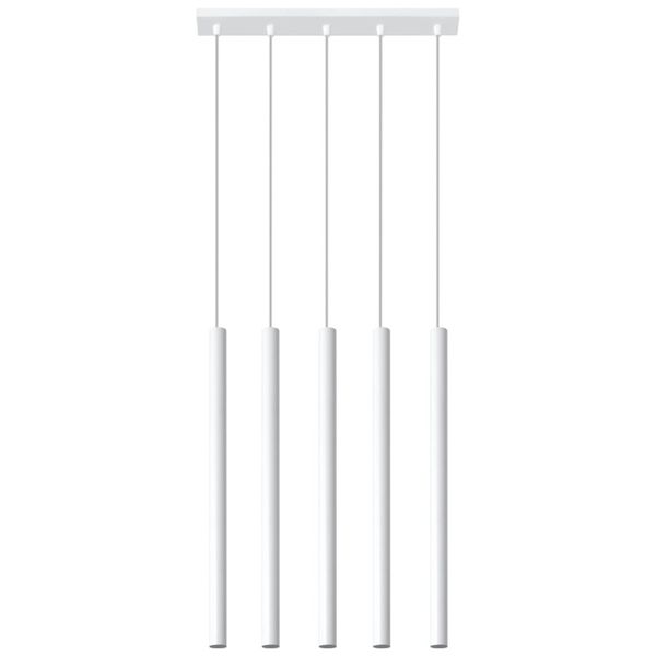 HANGING LAMP PASTELO 5 WHITE G9 5X40W IP20 image 1