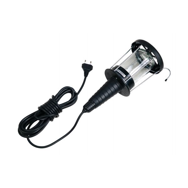 Portable luminaire for E27 lamps, max. 60 W, IP20, rubber, cable 5m image 1