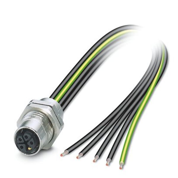 SACC-DSI-M12FSK-4PE-M16XL/0,2 - Device connector, rear mounting image 3