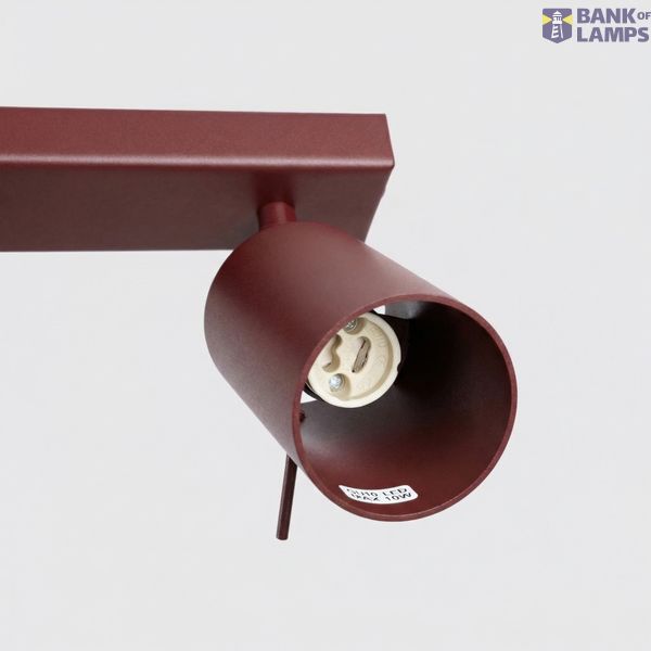 Ceiling lamp RING 2 burgundy image 4