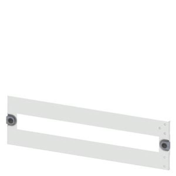 Cover modular installation devices 1 x 24 MW, H: 150 mm W: 600 mm image 1