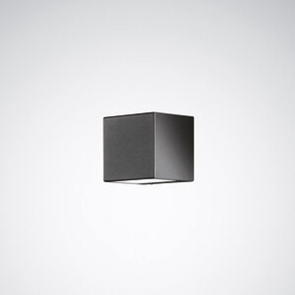 Wall and ceiling luminaire Skeo Q Lens Anthracite ET 6W 40lm asymmetric medium wide (AM) IP65 IK06 3 SDCM 6926440 image 1