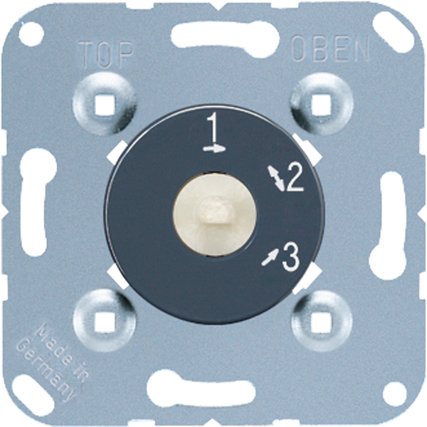 Rotary switch insert, 3-level switch 1101-3 image 1