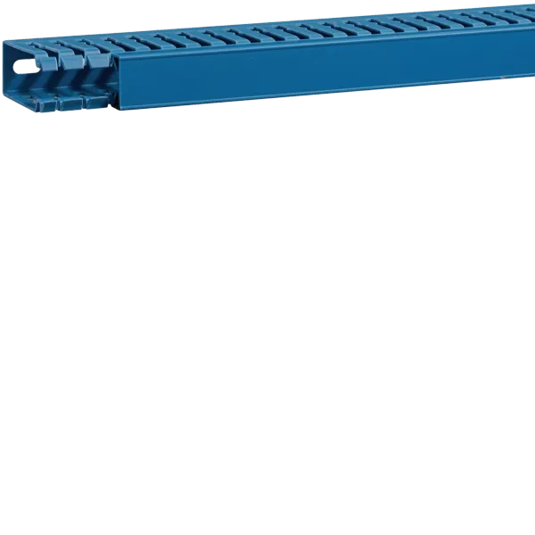 Slotted panel trunking made of PVC BA7A 60x25mm blue image 1