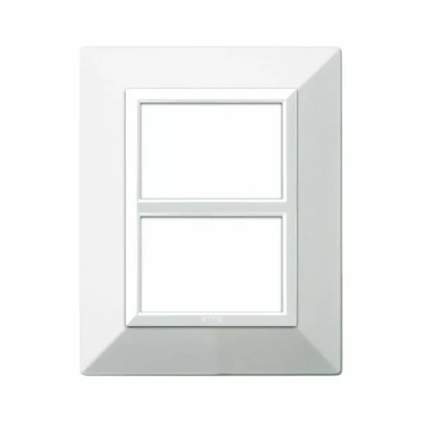 ZAMA44 FR. PLATE WHITE RAL9010 3+3M image 1