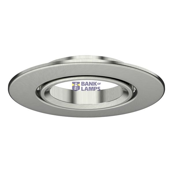 EXUMA ROUND TILTABLE BEZEL BRUSHED STEEL image 1
