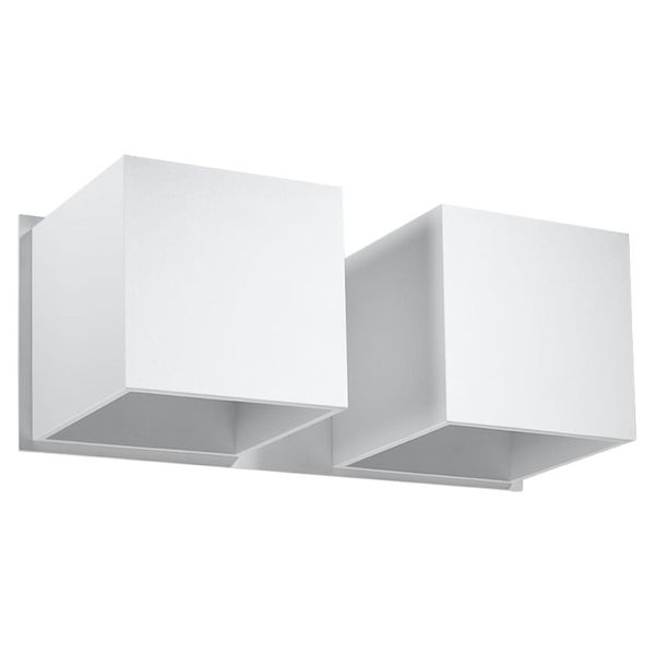 Wall lamp QUAD 2 white G9 2x40W IP20 image 1