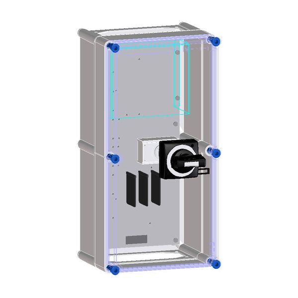 Switch enclosure prepared for 1 NZM1 MCCB 4P image 4