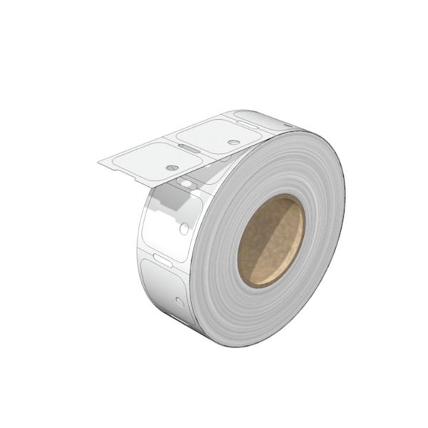 Conductor and cable markers, 28 x 28 mm, white image 1