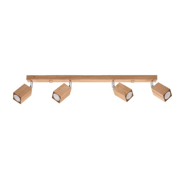 KEKE CEILING LAMP 4 OAK GU10 4X40W IP20 image 1