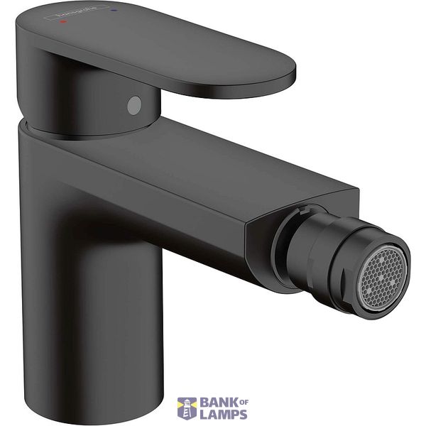 Vernis Blend bidet mixer, with pop-up, matte black image 1