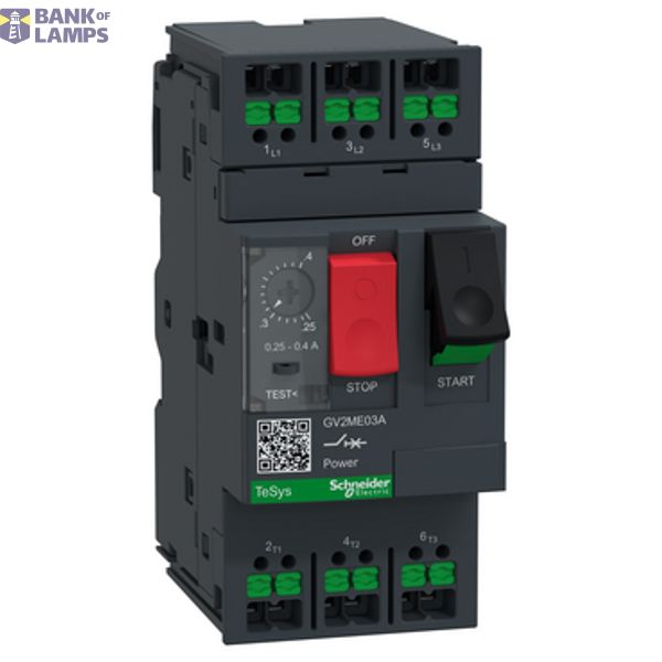 Tesys MOTOR CB TH-MAG 0.4A PB Snap-in image 2