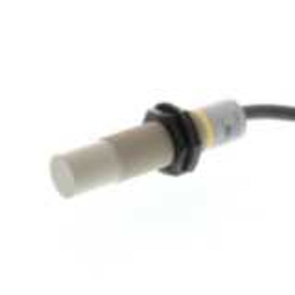 Proximity sensor, capacitive, M18, unshielded, 8mm, DC, 3-wire, PNP-NO E2KX1068G image 1