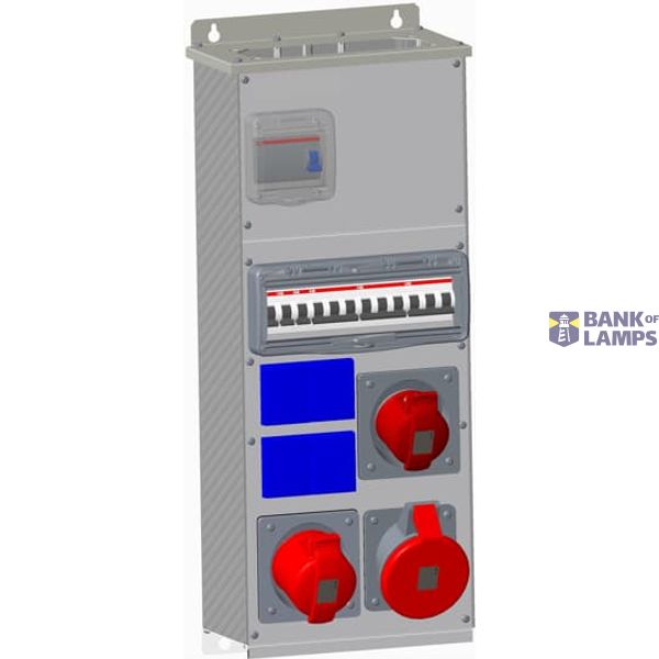 Modular Combi 63 A, M63/2 JFB, Metal image 1