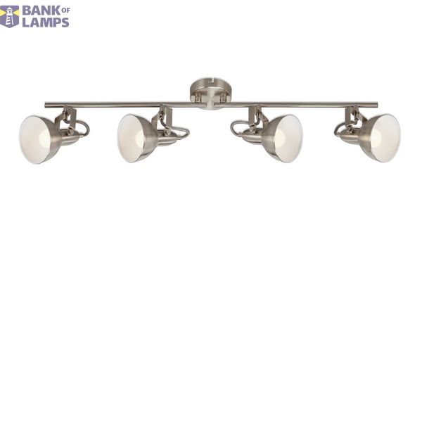 Ceiling lamp, satin white, 4xE14 / max.40W excl. image 1