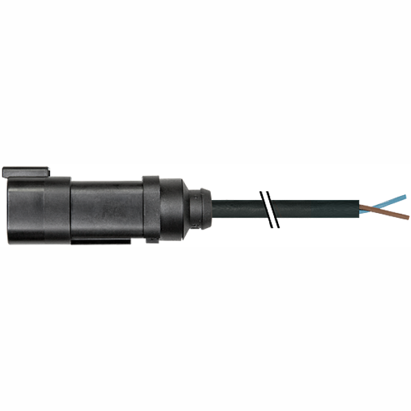 Valve plug MDC04-6p with cable PUR 6x0.75 bk UL/CSA+drag ch. 1.5m image 1