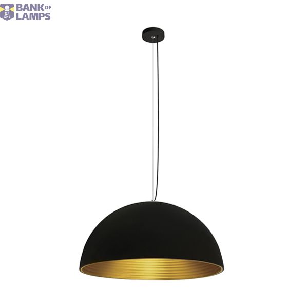 BLACK E27 25W BRASS REFLECTOR image 1