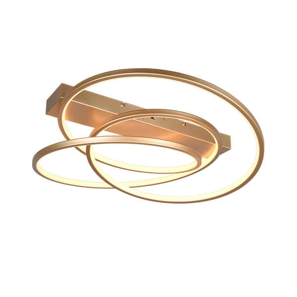 Darvin LED ceiling lamp gold image 1