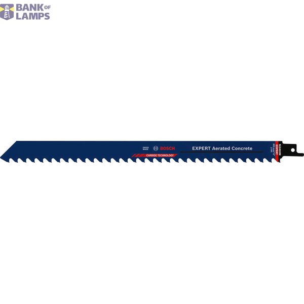 EXPERT ‘Aerated Concrete’ S 1241 HM Reciprocating Saw Blade 3-pc image 1