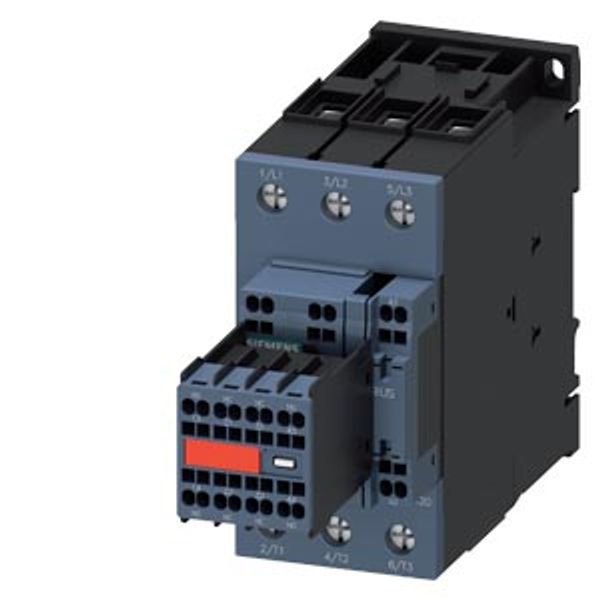 power contactor, AC-3e/AC-3, 65 A, 30 kW / 400 V, 3-pole, 24 V DC, 0.8-1.2* image 2
