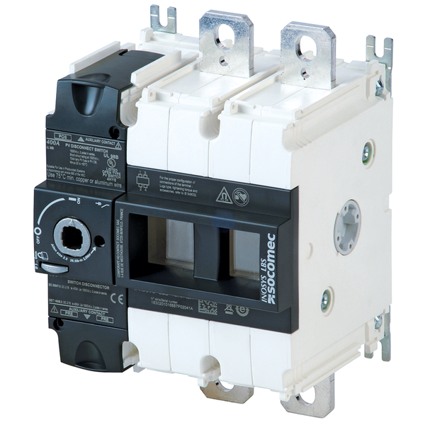 Load break switch body 1500Vdc 400A 2P INOSYS image 3