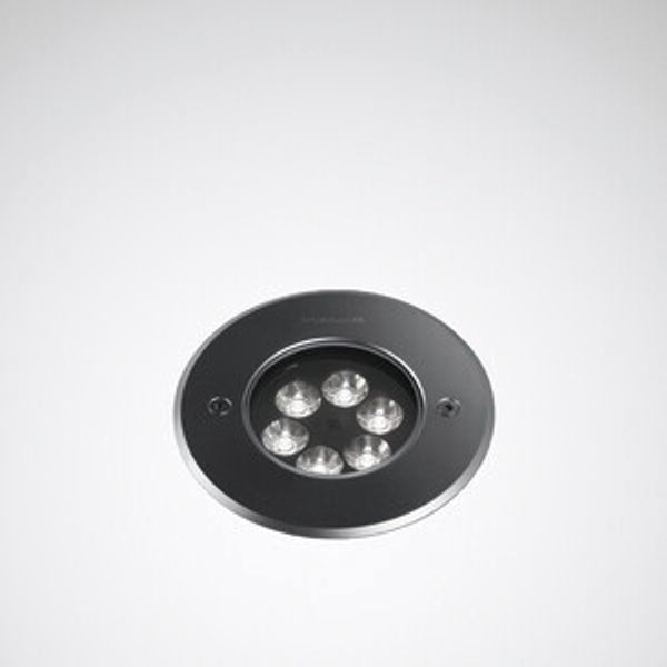 Ground-recessed luminaires Lutera 100 Lens Black ET 11W 500lm 0 rotationally sym. narrow (RE) IP68 IK10 3 SDCM 6489340 image 1
