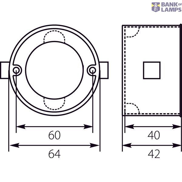 PKz fi 60x40ep without screws image 1