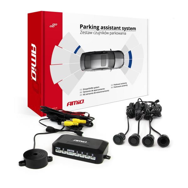 PS Visible set black GOLD 18mm AMIO-02992 image 1