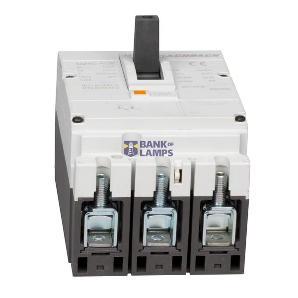Moulded Case Circuit Breaker Type A, 3-pole, 36kA, 125A BT image 3