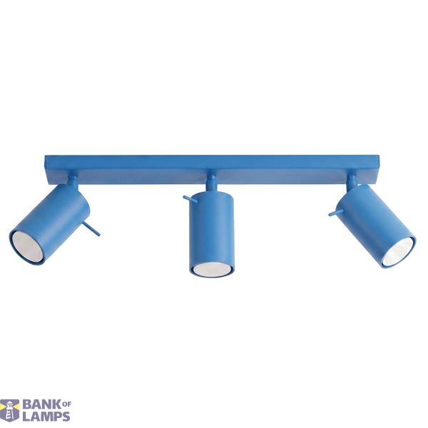 Ceiling lamp RING 3L azure image 7