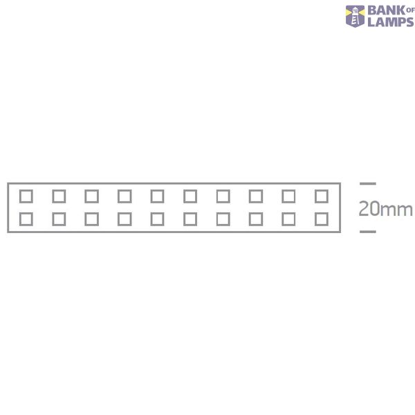 DOUBLE LED STRIP 24V CW 5m ROLL 28,8W/m IP20 image 2