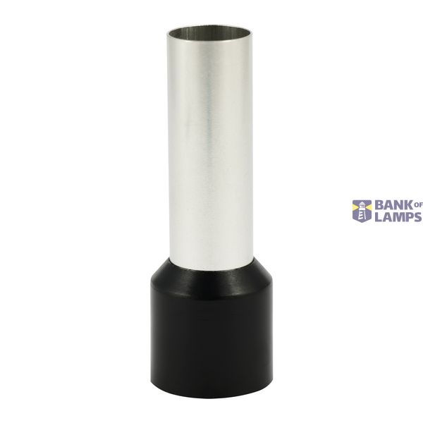 Single insulated sleeve terminal HI 25.0/22 ​​black, Al/Cu image 1