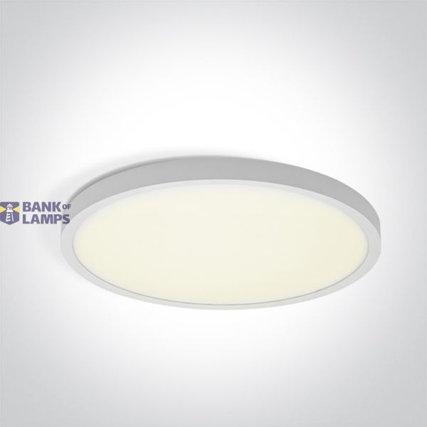 WHITE PLAFO 32W CCTV IP20 230V DIMMABLE image 1