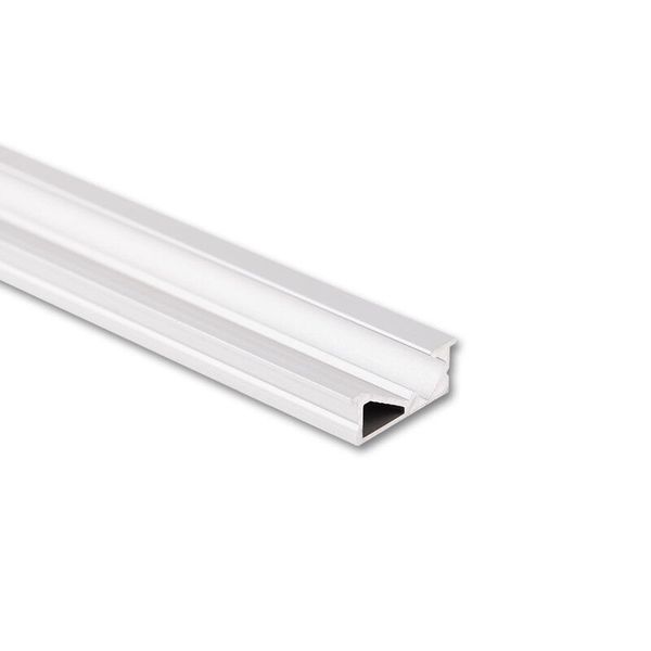 Built-in aluminum profile VE 24x10mm without diffuser 2m image 1