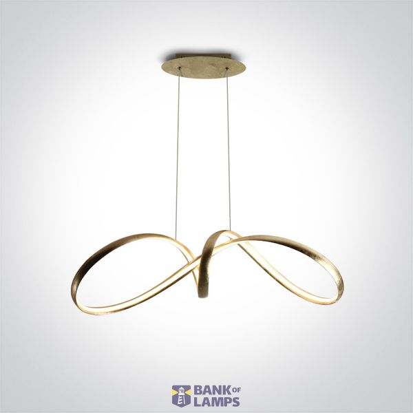 BRASS PENDANT LED 36W WW IP20 230V image 1