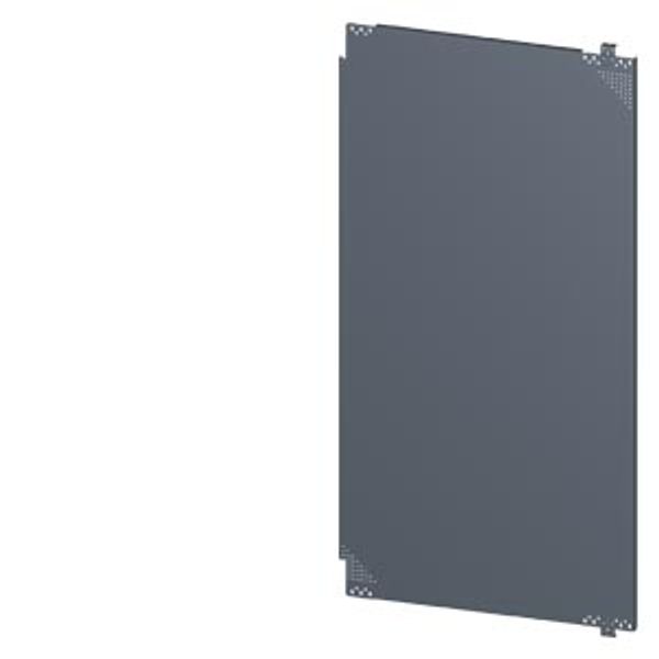 SIVACON, mounting plate, for cabinet side, perforated, D: 1000 mm, H: 1800 mm, zinc-plated The image 1