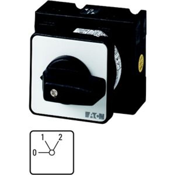 T3-1-91/E step switch for heating, T3, 32 A, flush mounting, 1 contact unit(s), Contacts: 2, 60 °, maintained, With 0 (Off) position, 0-2, Design number 91 image 4