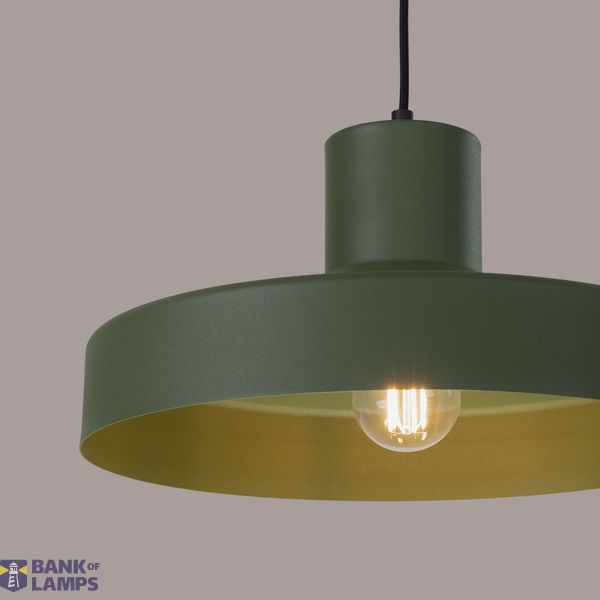 Pendant lamp BILO olive green image 2
