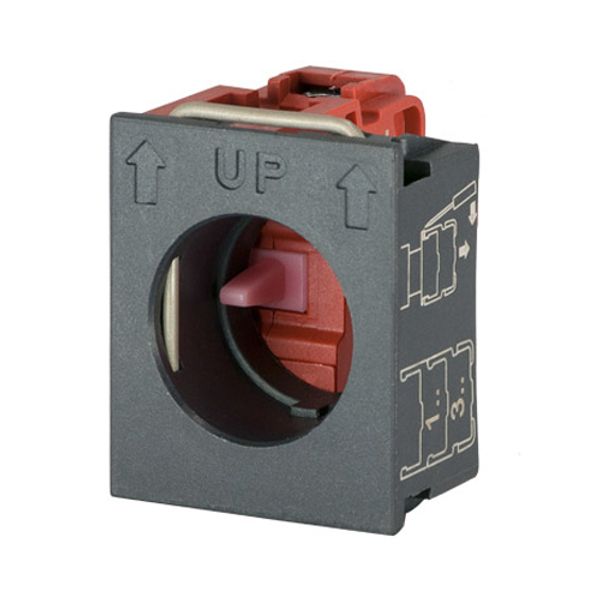Contact block N.C. with flange image 1