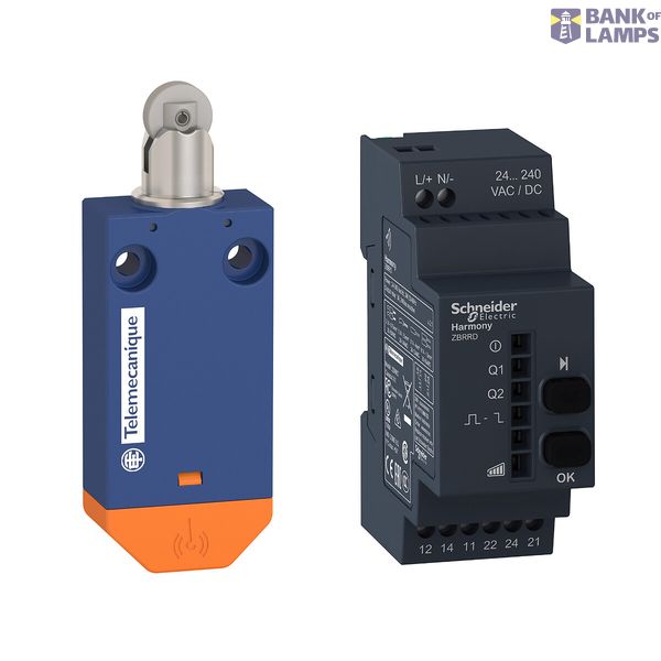 LIMIT SWITCH PLASTIC NO AND NC STEEL ROLLER LEVER 1/2 NPT SPECIFIC ASS image 1