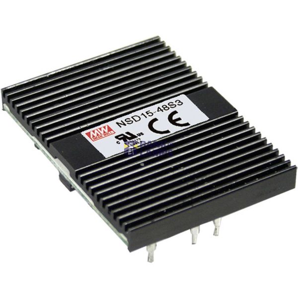 NSD15-12S5 DC/DC converter 9.4-36V: +5V 3000mA, MEAN WELL image 1
